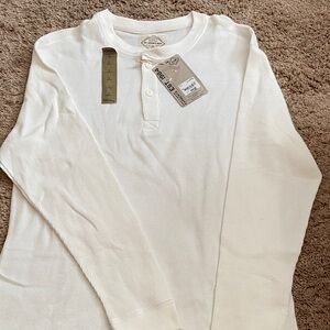 St. John's Bay Cream Long Sleeve Tee